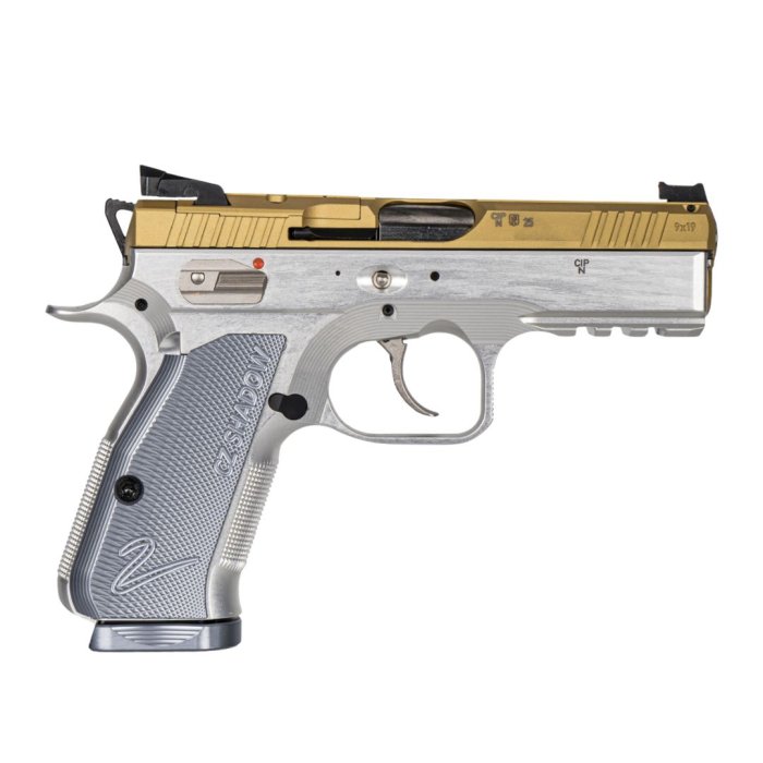 Pistolet CZ Shadow 2 Compact Industrial - 9x19mm - Gold